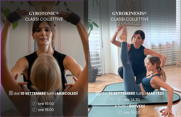 Classi collettive Gyrokinesis® e Gyrotonic®